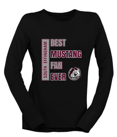 South Effingham Mustangs Best Mustang Fan Women's Premium LS T-Shirt