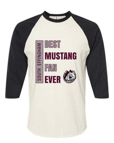 South Effingham Mustangs Best Mustang Fan Men's Baseball T-Shirt