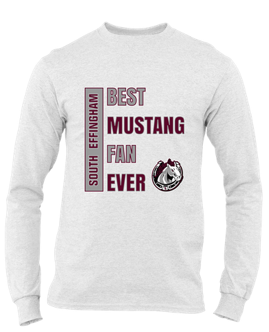 South Effingham Mustangs Best Mustang Fan Men's Premium LS T-Shirt