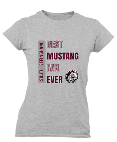 South Effingham Mustangs Best Mustang Fan Women's Premium SS T-Shirt