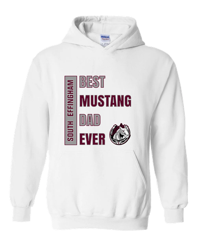 South Effingham Mustangs Best Mustang Dad Men's Hoodie
