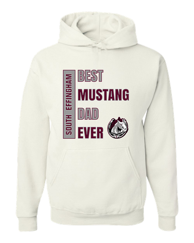 South Effingham Mustangs Best Mustang Dad Men's Premium Hoodie