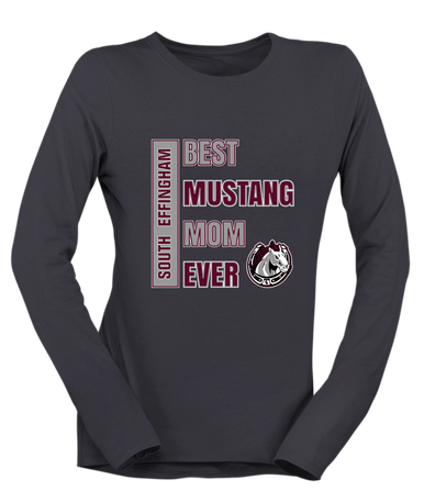 South Effingham Mustangs Best Mustang Mom Women's Premium LS T-Shirt