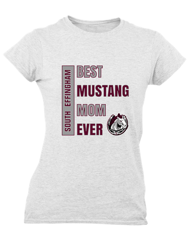 South Effingham Mustangs Best Mustang Mom Women's Premium SS T-Shirt