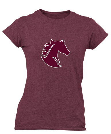 Northside Mustangs Mascot #1 Women's Premium SS T-Shirt
