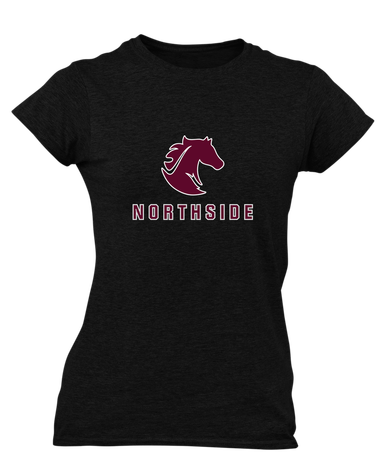 Northside Mustangs Mascot #2 Women's Premium SS T-Shirt
