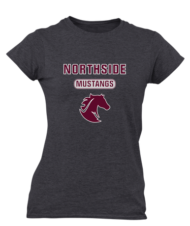 Northside Mustangs Mascot #3 Women's SS T-Shirt