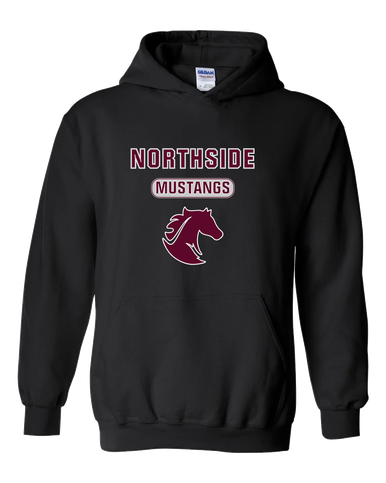Northside Mustangs Mascot #3 Men's Hoodie