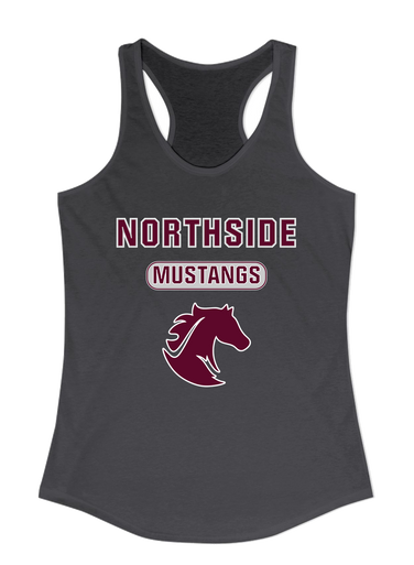 Northside Mustangs Mascot #3 Women's Tank Top