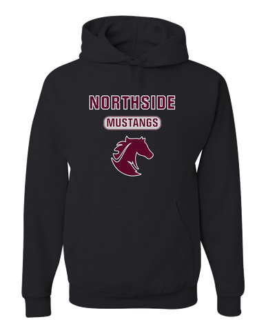 Northside Mustangs Mascot #3 Men's Premium Hoodie