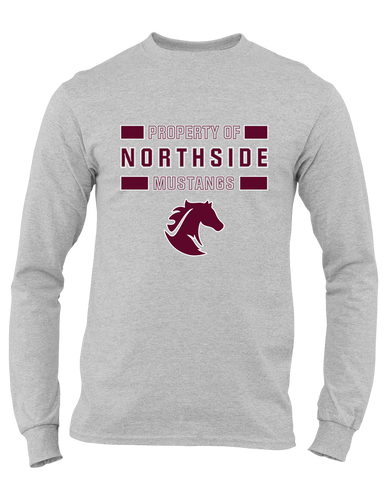 Northside Mustangs Property Of Men's Premium LS T-Shirt