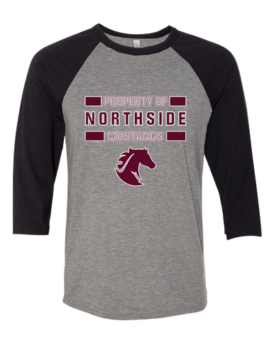 Northside Mustangs Property Of Men's Baseball T-Shirt