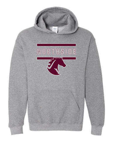 Northside Mustangs Mascot #4 Men's Hoodie