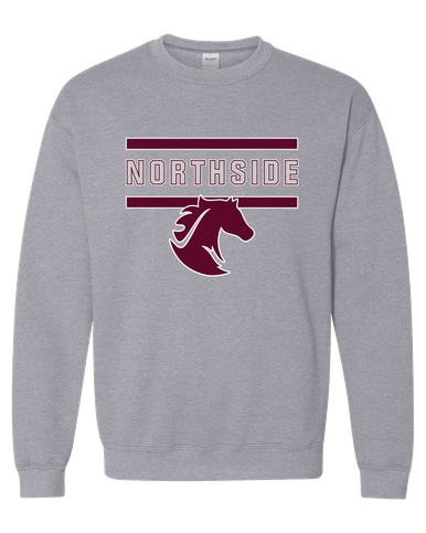 Northside Mustangs Mascot #4 Men's Sweatshirt