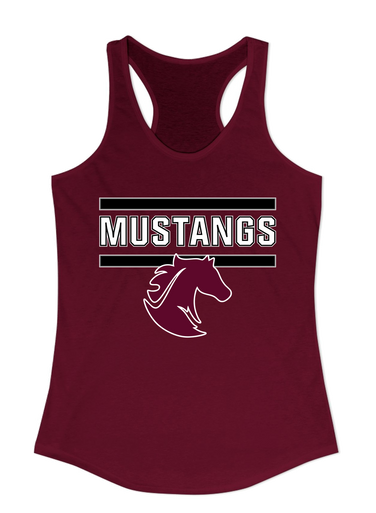 Northside Mustangs Mascot #5 Women's Tank Top