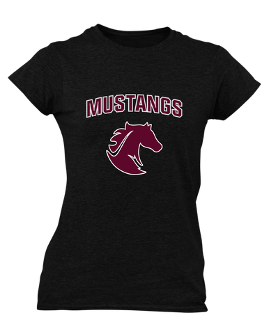 Northside Mustangs Mascot #6 Women's SS T-Shirt