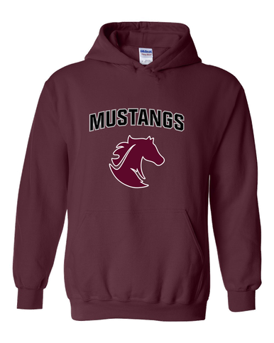 Northside Mustangs Mascot #6 Men's Hoodie