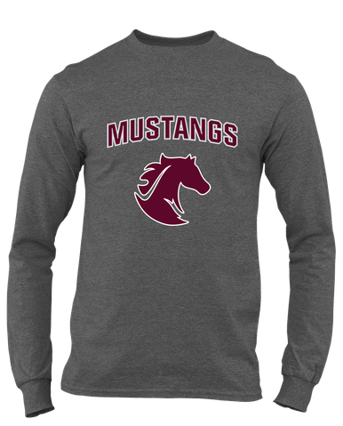 Northside Mustangs Mascot #6 Men's Premium LS T-Shirt