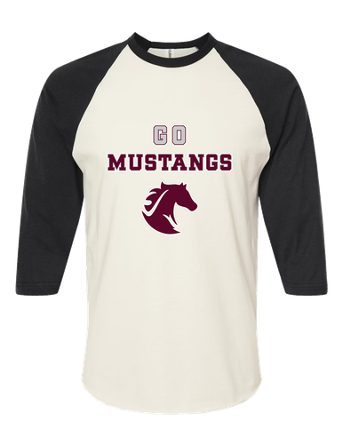 Northside Mustangs Go Team Men's Baseball T-Shirt