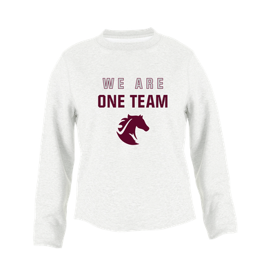 Northside Mustangs We Are One Team Women's Sweatshirt