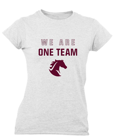 Northside Mustangs We Are One Team Women's SS T-Shirt
