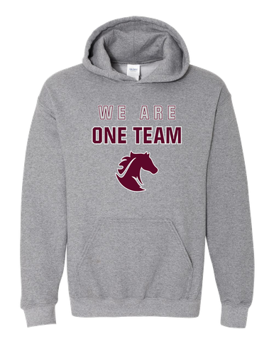 Northside Mustangs We Are One Team Men's Hoodie