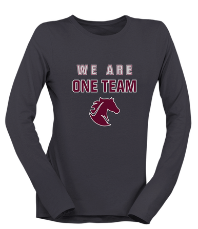 Northside Mustangs We Are One Team Women's Premium LS T-Shirt