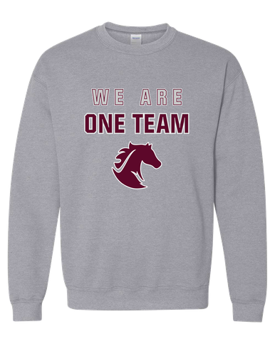 Northside Mustangs We Are One Team Men's Sweatshirt