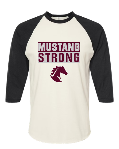 Northside Mustangs Strong #1 Women's Baseball T-Shirt