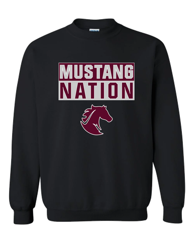 Northside Mustangs Nation #1 Men's Sweatshirt