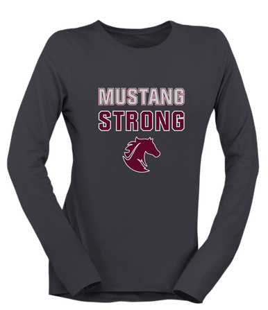 Northside Mustangs Strong #2 Women's Premium LS T-Shirt