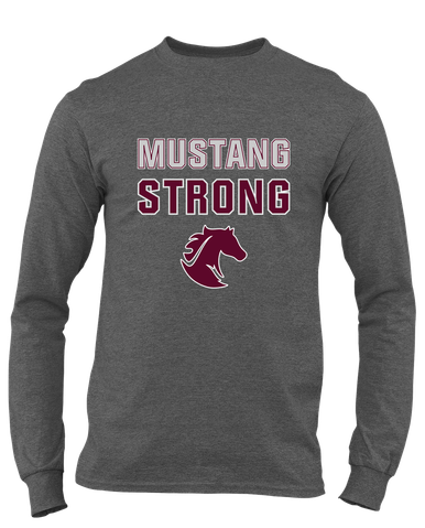 Northside Mustangs Strong #2 Men's LS T-Shirt