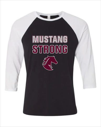 Northside Mustangs Strong #2 Men's Baseball T-Shirt