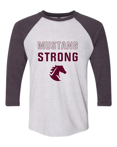 Northside Mustangs Strong #2 Women's Baseball T-Shirt