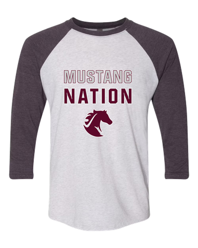 Northside Mustangs Nation #2 Men's Baseball T-Shirt
