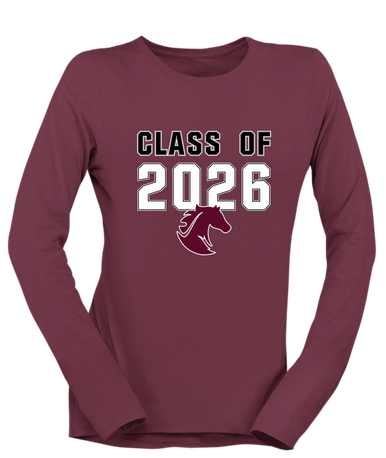 Northside Mustangs Class of 2026 Women's LS T-Shirt