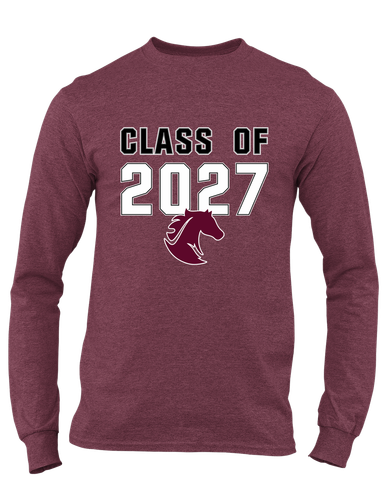 Northside Mustangs Class of 2027 Men's LS T-Shirt