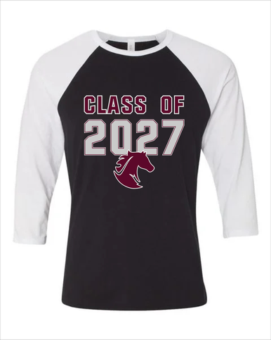 Northside Mustangs Class of 2027 Women's Baseball T-Shirt