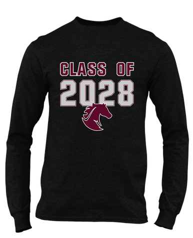 Northside Mustangs Class of 2028 Men's LS T-Shirt