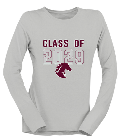 Northside Mustangs Class of 2029 Women's Premium LS T-Shirt
