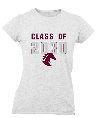 Northside Mustangs Class of 2030 Women's SS T-Shirt