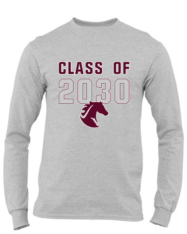 Northside Mustangs Class of 2030 Men's LS T-Shirt