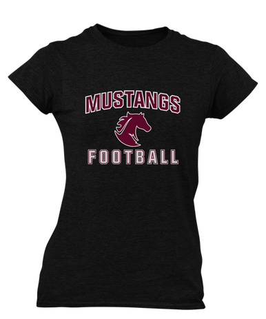 Northside Mustangs Football #1 Women's Premium SS T-Shirt