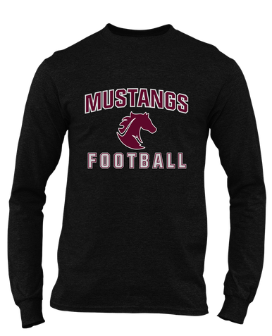 Northside Mustangs Football #1 Men's Premium LS T-Shirt