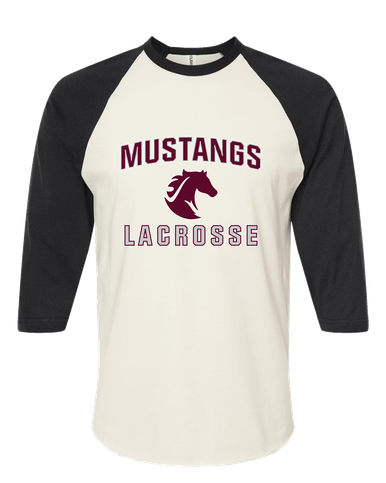 Northside Mustangs Lacrosse Women's Baseball T-Shirt