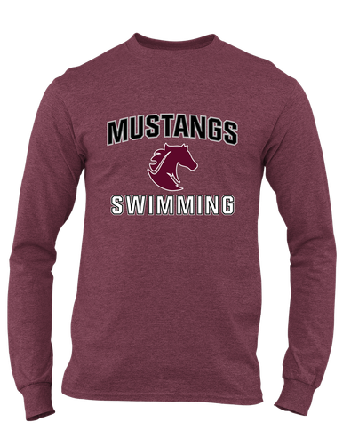 Northside Mustangs Swimming Men's LS T-Shirt