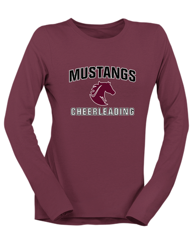 Northside Mustangs Cheerleading Women's LS T-Shirt