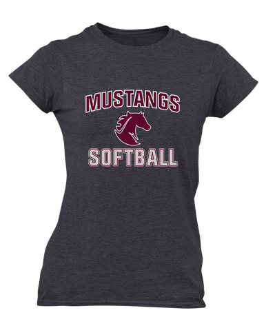 Northside Mustangs Softball #1 Women's SS T-Shirt