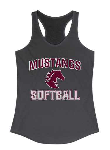 Northside Mustangs Softball #1 Women's Tank Top
