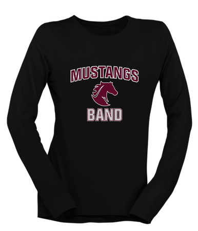 Northside Mustangs Band # 1 Women's LS T-Shirt